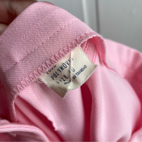 Vintage 70s Bubblegum Pink Dagger Collar Leisure Suit, 4-Pocket Jacket - Picture 11 of 11